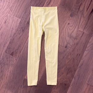 Bright Yellow Leggings